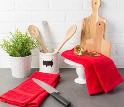 Top 10 🎉 Design Imports DII Solid Red Windowpane Terry Dishtowel, Set Of 4 🌟 -Tabletop Sales Store fe01d5690e97477a 1197 w800 h800 b0 p0
