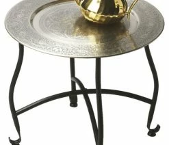 Best reviews of 🥰 Butler Specialty Company Butler Moroccan Tray Table, Metalworks 👍