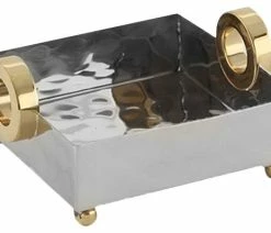 Top 10 🛒 Dessau Home Ring Nickel Cocktail Tray, Gold ⭐