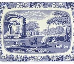 Cheap 🧨 Pimpernel Spode Blue Italian Large Melamine Handled Tray 🎉