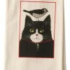 Brand new 🥰 Mary Lake-Thompson Ltd. Busy Kitties Tea Towels - Black Cat With Bird Cotton Flour Sack Kitche 🧨
