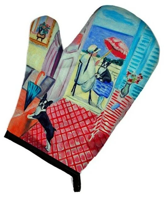 Cheapest ๐ฅฐ The-store Lady With Her Boston Terrier Oven Mitt 7120OVMT ๐ 1 Cheapest ๐ฅฐ The-store Lady With Her Boston Terrier Oven Mitt 7120OVMT ๐