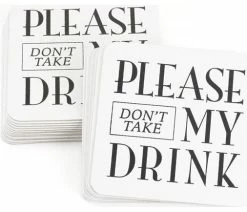 Best Sale 🔔 Hortense B. Hewitt Dont Take My Drink Coasters - Pack Of 25 👏