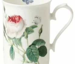 Best Sale 💯 Roy Kirkham Palace Garden Traditional Ceramic Anne Mugs In White (Set Of 6) 🔔