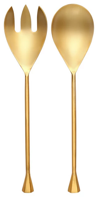 Buy ๐ Thirstystone Gold Finish Salad Servers, Set Of 2 ๐ 1 Buy ๐ Thirstystone Gold Finish Salad Servers, Set Of 2 ๐