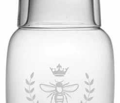 Coupon 🧨 Susquehanna Glass Company Vintage Bee Night Bottle Set 👏