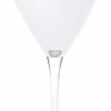 Best Sale ⭐ Classic Touch Decor Classic Touch V-Shaped Wine Glasses White With Clear Stem, Set Of 6 🌟