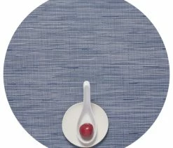 Best Sale ⭐ Chilewich Bamboo Table Mat Round, Rain 👏