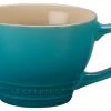 Promo 🧨 Le Creuset Caribbean Stoneware 14 Ounce Bistro Mug 💯