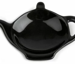 Best Pirce 🥰 Omniware Black Ceramic Tea Caddy And Infuser Holder 👍