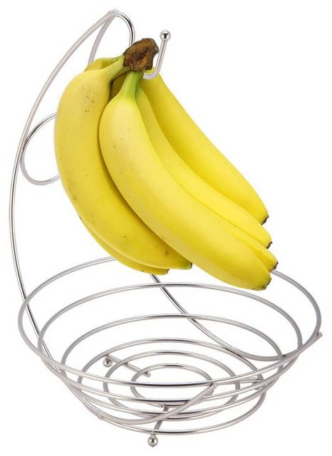 New ๐ HDS Nickel Plated Fruit Bowl With Banana Tree ๐ฏ 1 New ๐ HDS Nickel Plated Fruit Bowl With Banana Tree ๐ฏ