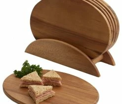 Deals 😉 Woodard & Charles 7-Piece Oval Board Set 👍