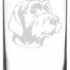 Brand new ⭐ Etched Laser Art Wirehaired Pointing Griffon 🐕 Dog Themed Etched All Purpose 16oz. Libbey Can Glass 🤩