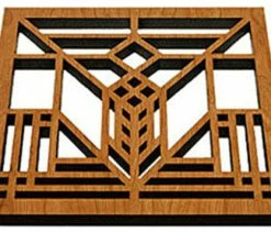 Deals ✨ Lightwave Laser Wright Lake Geneva Hardwood Trivet 😍