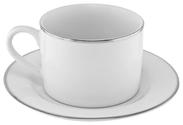 Hot Sale ๐ 10 Strawberry Street Can Cup And Saucer, Set Of 6, Silver โค๏ธ 1 Hot Sale ๐ 10 Strawberry Street Can Cup And Saucer, Set Of 6, Silver โค๏ธ