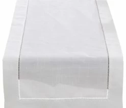 Cheapest 🔥 Fennco Styles Rochester Collection With Hemstitched Border Table Runner, 16"x90" 💯