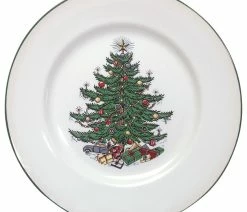 Flash Sale 🔥 Cuthbertson Original 🎁 Christmas Tree Traditional Salad Plate ✔️