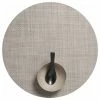 Buy ⭐ Chilewich Basketweave Table Mat Round, Khaki 💯