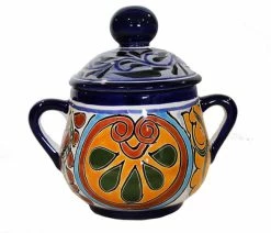Discount 👏 Tierra Fina Talavera Sugar Bowl, A ⭐