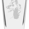 Best Pirce 🎁 Etched Laser Art Belgian Shepherd, Malinois 🦮 Dog Themed Etched All Purpose 16oz. Libbey Pint Glass 🌟