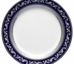 Best Pirce 🥰 Noritake Crestwood Cobalt Platinum Accent Plates, Set Of 4 🔥