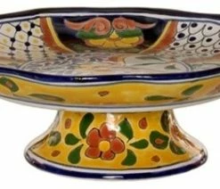 Hot Sale ⌛ Mexican Factura Fruit Bowl, 11.75" Diameterx4.50" High, Decoration C ⭐