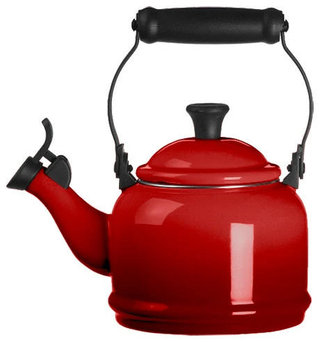 Flash Sale 😀 Le Creuset Cerise Cherry Enamel On Steel 1.25 Quart Demi Tea Kettle 🥰 1 Flash Sale 😀 Le Creuset Cerise Cherry Enamel On Steel 1.25 Quart Demi Tea Kettle 🥰
