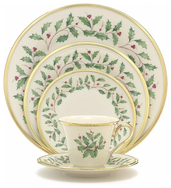 Buy ❤️ Lenox Holiday Gold 5-Piece 🎄 Christmas China Set For 1 😉 1 Buy ❤️ Lenox Holiday Gold 5-Piece 🎄 Christmas China Set For 1 😉