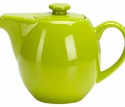 New ⭐ OmniWare Teaz Citron Stoneware 24 Ounce Teapot With Stainless Steel Mesh Infuser 😉