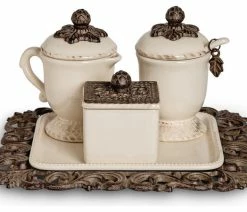Best Sale 😍 Gerson Company Acanthus Coffee Container Set 🎁