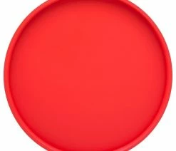 Discount ⭐ Kraftware Corp. Kraftware Round Serving Tray, Red 🎁