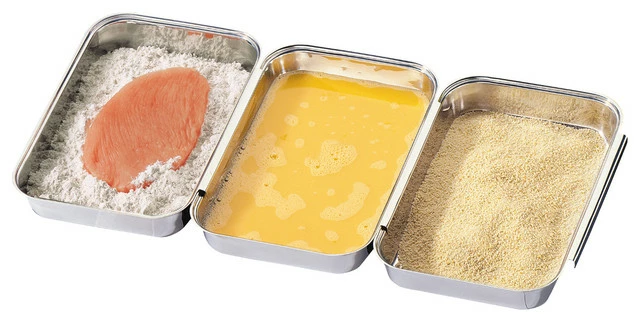 Cheapest โญ Kuchenprofi Stainless Steel 3 Piece Breading Pan Set ๐ฅ 1 Cheapest โญ Kuchenprofi Stainless Steel 3 Piece Breading Pan Set ๐ฅ