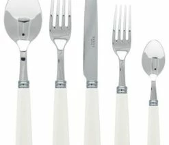 Buy 🌟 Sabre France Sabre Basic White 5Pc Place Setting ⌛