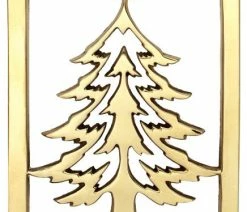 Best reviews of 🤩 Jefferson Brass Company ❄ Christmas Tree Trivet, Polished ✨