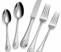 Deals 👍 Lenox French Perle 65-Piece Flatware Set 🧨