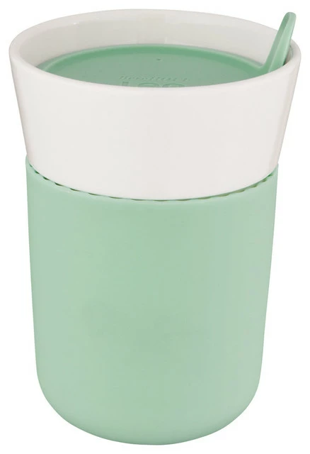 Best Sale 😍 BergHOFF International Inc. Leo Porcelain Travel Mug 11.16oz, Green 🛒 1 Best Sale 😍 BergHOFF International Inc. Leo Porcelain Travel Mug 11.16oz, Green 🛒