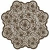 New 🧨 Heritage Lace Medallion 36" Round Topper, Earth ✔️