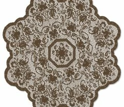New 🧨 Heritage Lace Medallion 36" Round Topper, Earth ✔️