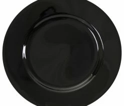Cheapest 🔥 10 Strawberry Street Black Rim Charger Plates, Set Of 6 🤩