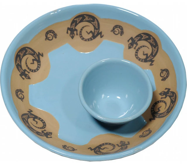 Cheapest 😉 Alan Yarmark Gecko Chip Bowl With Attached Dip Cup 👏 1 Cheapest 😉 Alan Yarmark Gecko Chip Bowl With Attached Dip Cup 👏