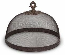 Outlet 🔔 Geson Company Large 14-Inch Diameter 🔨 Hammered Metal Meshed Dome 😉