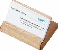 Best Pirce ⭐ Visol Products Arolla Natural Maple Wood And Rosewood Desktop Business Card Case 🔔