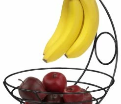 Best reviews of ✨ HDS TRADING CORP Home Basics Black Fruit Bowl With Banana Tree ✔️