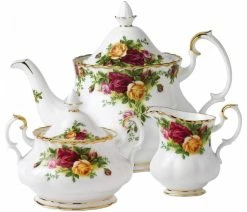 Hot Sale ⭐ Royal Albert Old Country Roses 3 Piece Tea Set 😍