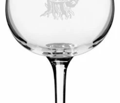 Buy 😀 Etched Laser Art Maine Coon, On Stump Cat Themed Etched All Purpose 12.75oz. Libbey Wine Glass 👍