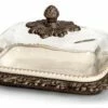 Top 10 🔔 Gerson Company 9"L Acanthus Glass Dome Butter ✔️