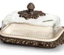 Top 10 🔔 Gerson Company 9"L Acanthus Glass Dome Butter ✔️