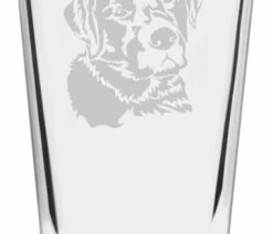 Coupon 🛒 Etched Laser Art Labrador Retriever 🐶 Dog Themed Etched All Purpose 16oz. Libbey Pint Glass 👏