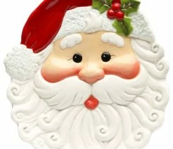 Outlet 🔥 Cosmos Gifts Corp. I Believe Santa Plate, Set Of 4 😀