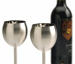 Best Sale ❤️ RSVP Endurance Stainless Steel 8 Ounce Wine Glass, Set Of 2 👍